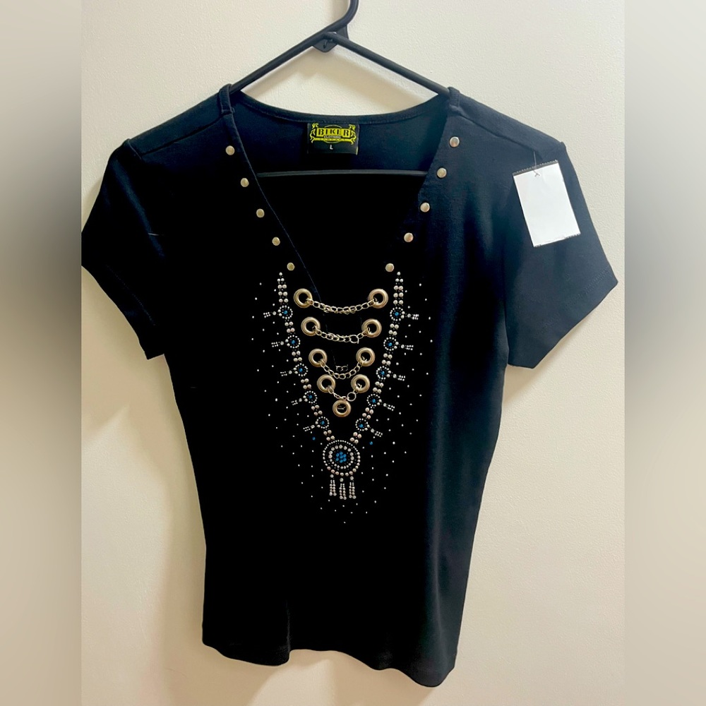 Biker clothing brand - HARLEY Davidson fun! Full of bling